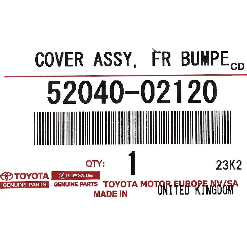 Front TOYOTA - 5204002120 - COVER ASSY, FR BUMPE