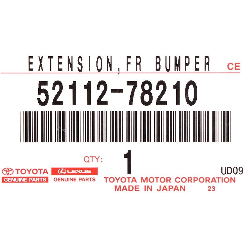 Front TOYOTA - 5211278210 - ABSCHLUSSLEISTE/STST