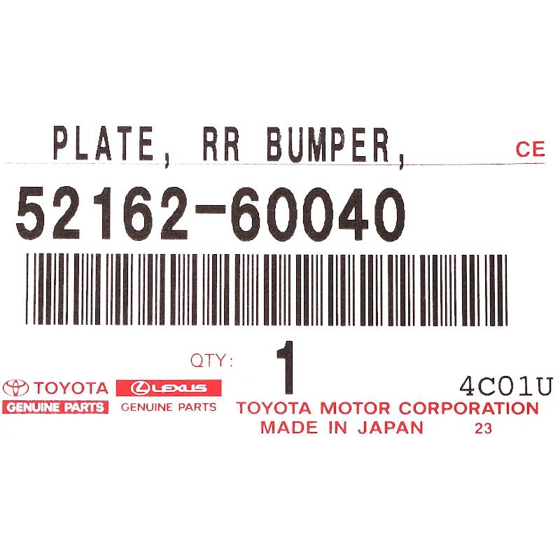 Front TOYOTA - 5216260040 - HALTEPLATTE/STOSSFAE