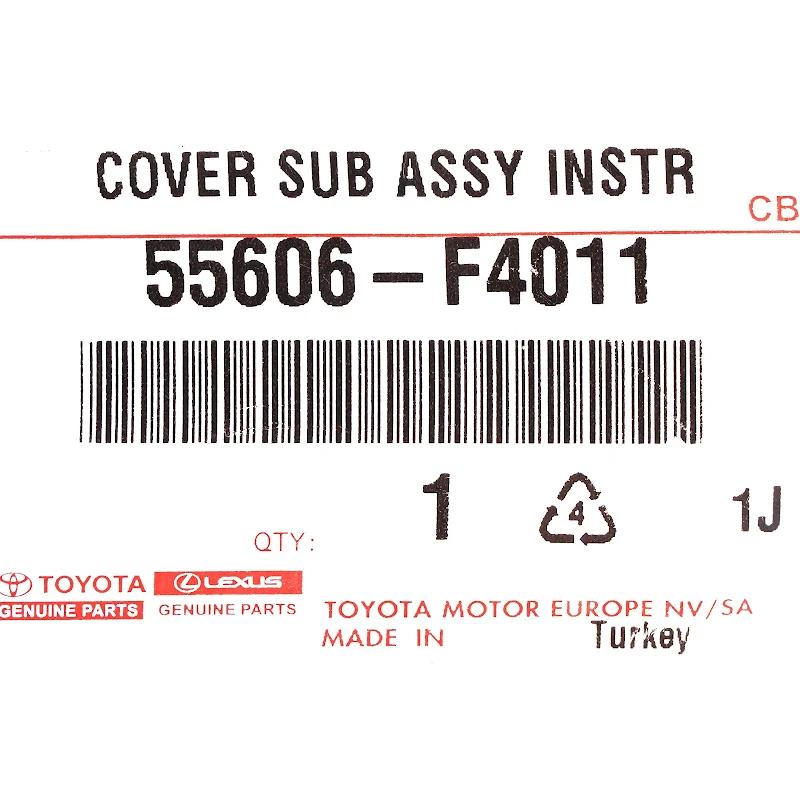 Front TOYOTA - COVER SUB-ASSEMBLY - 55606F4011