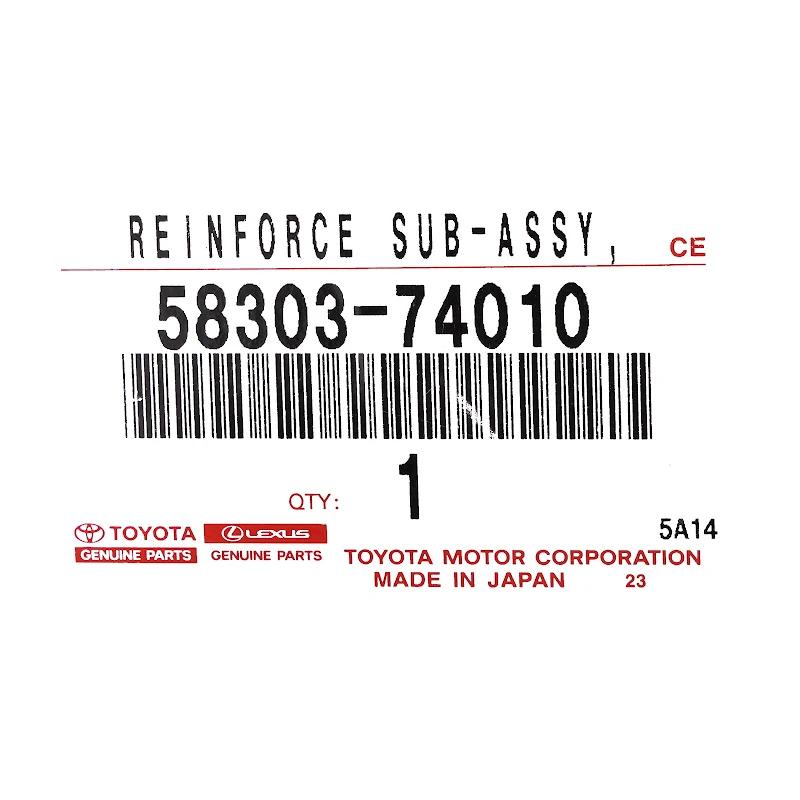 Front TOYOTA - 5830374010 - VERSTEIFUNG/STOSSFÄN