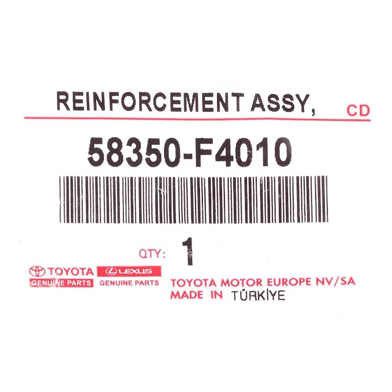 Front TOYOTA - CARROSSERIE - 58350F4010