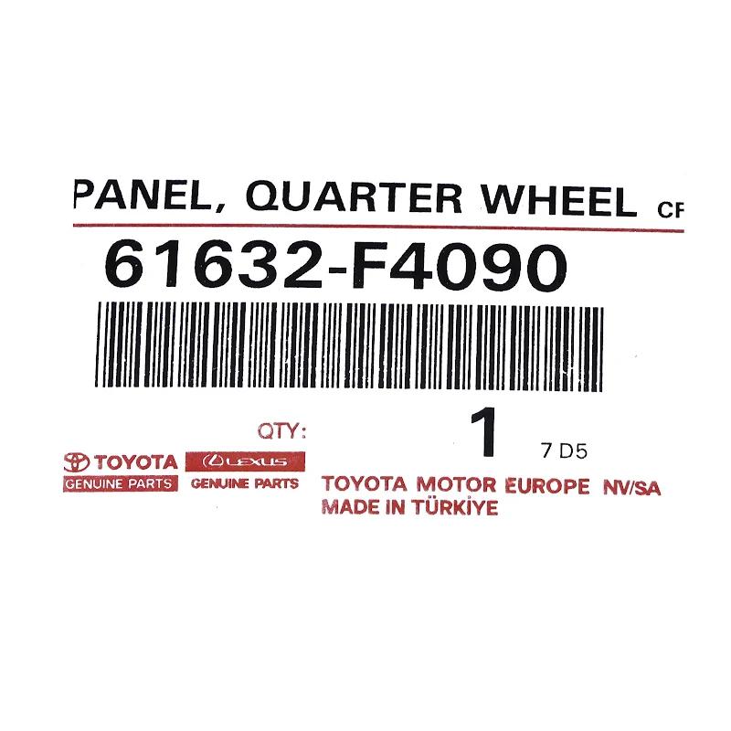 Front TOYOTA - 61632F4090 - RADHAUSSCHALE VORNE