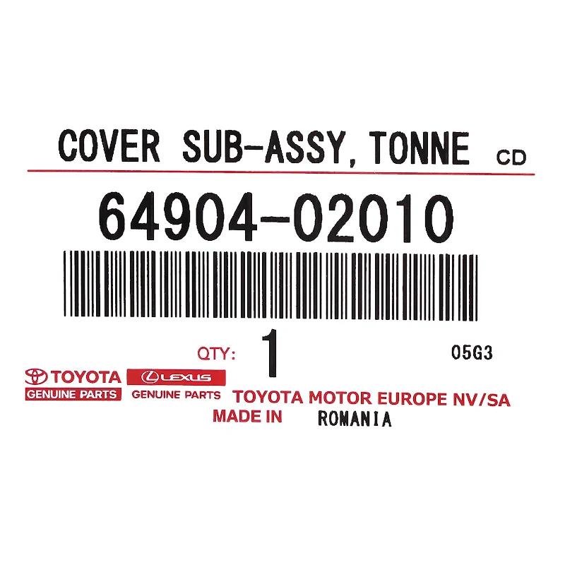 Front TOYOTA - CARROSSERIE - 6490402010