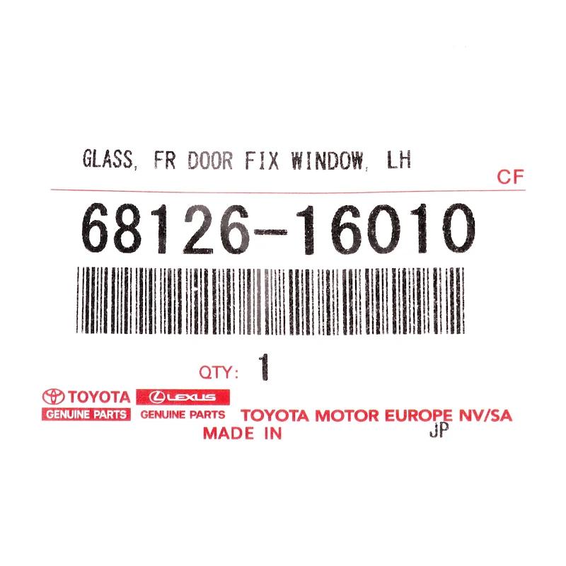 Front TOYOTA - VERRE A VITRE G - 6812616010