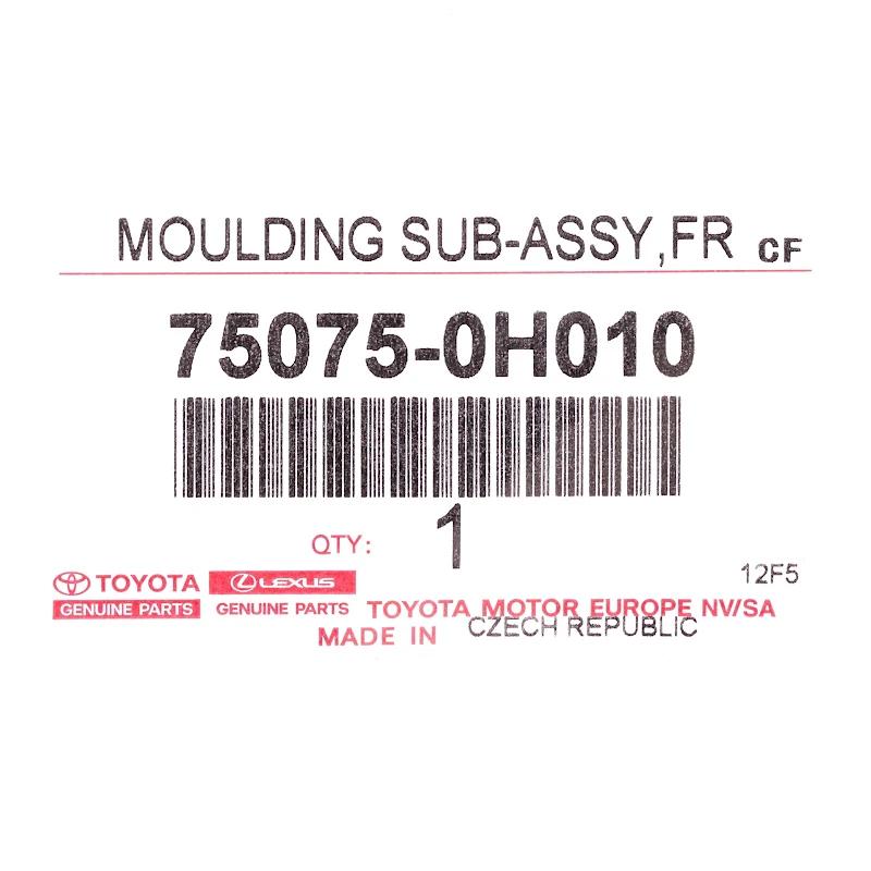 Front TOYOTA - 750750H010 - SCHUTZVERKLEIDUNG