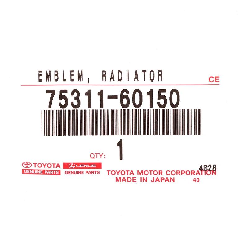 Front TOYOTA - 7531160150 - EMBLEM