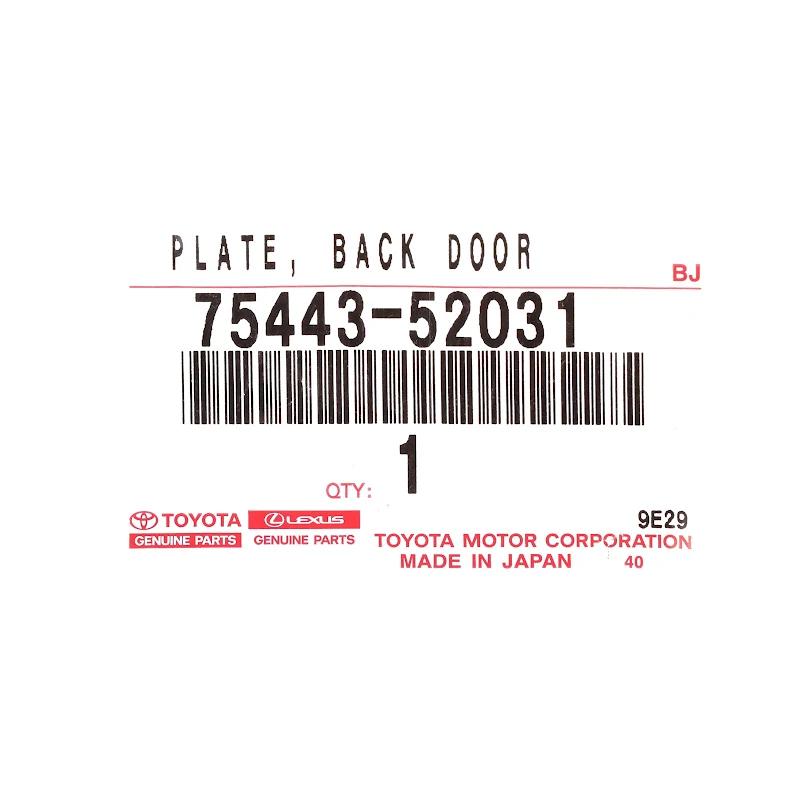 Front TOYOTA - EMBLEEM - 7544352031
