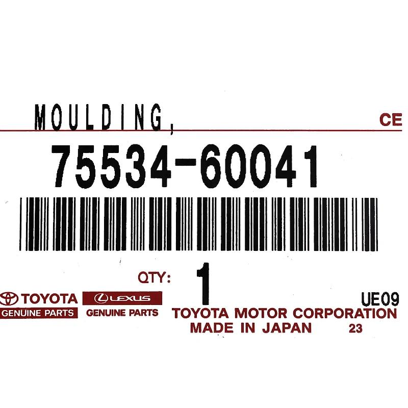 Front TOYOTA - VOORRUITSIERLIJST LINKS - 7553460041