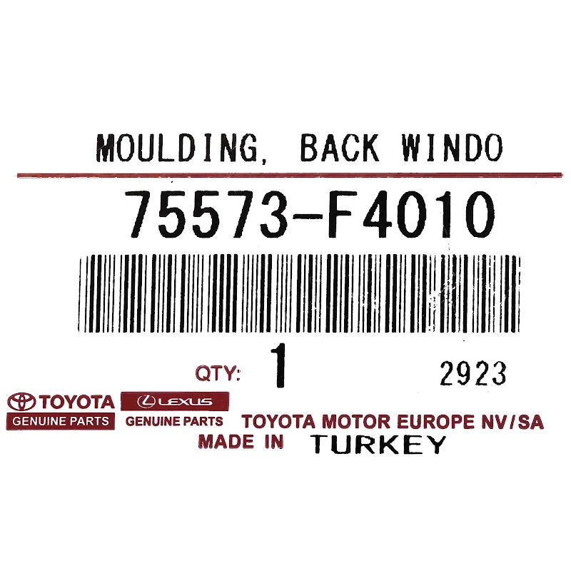 Front TOYOTA - LIJST ACHTERRUIT - 75573F4010 