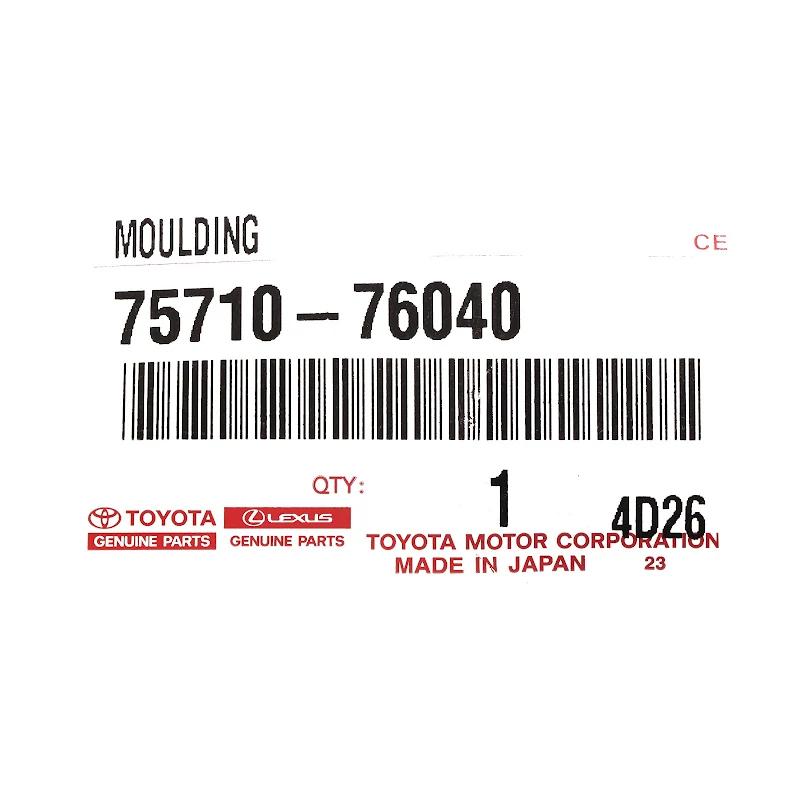 Front TOYOTA - 7571076040 - ZIERLEISTE