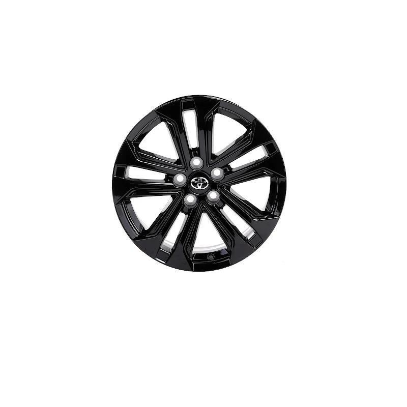 Front TOYOTA - 18 INCH GLOSS BLACK ALLOY WHEEL - PW45742001ZB