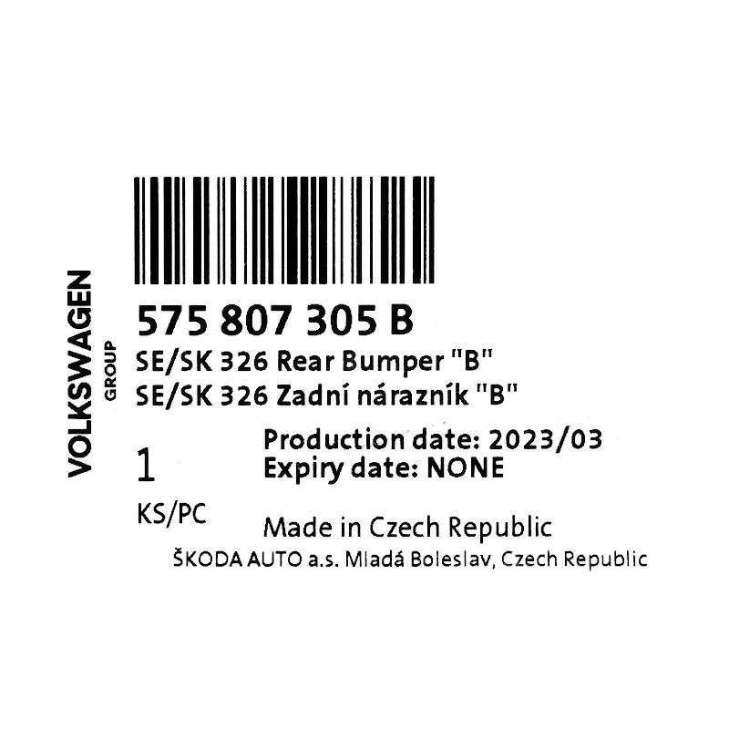 Front VAG - SUPPORT - 575807305B