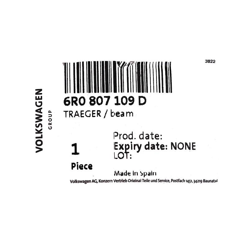 Front VAG - SIDE REINFORCEMENT - 6R0807109D