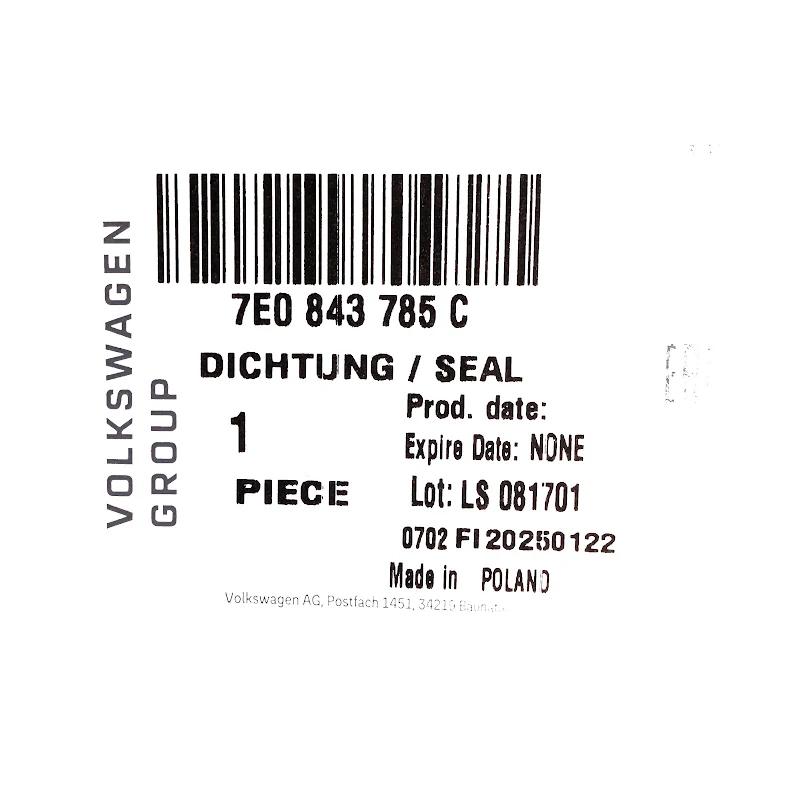 Front VAG - SEAL - 7E0843785C