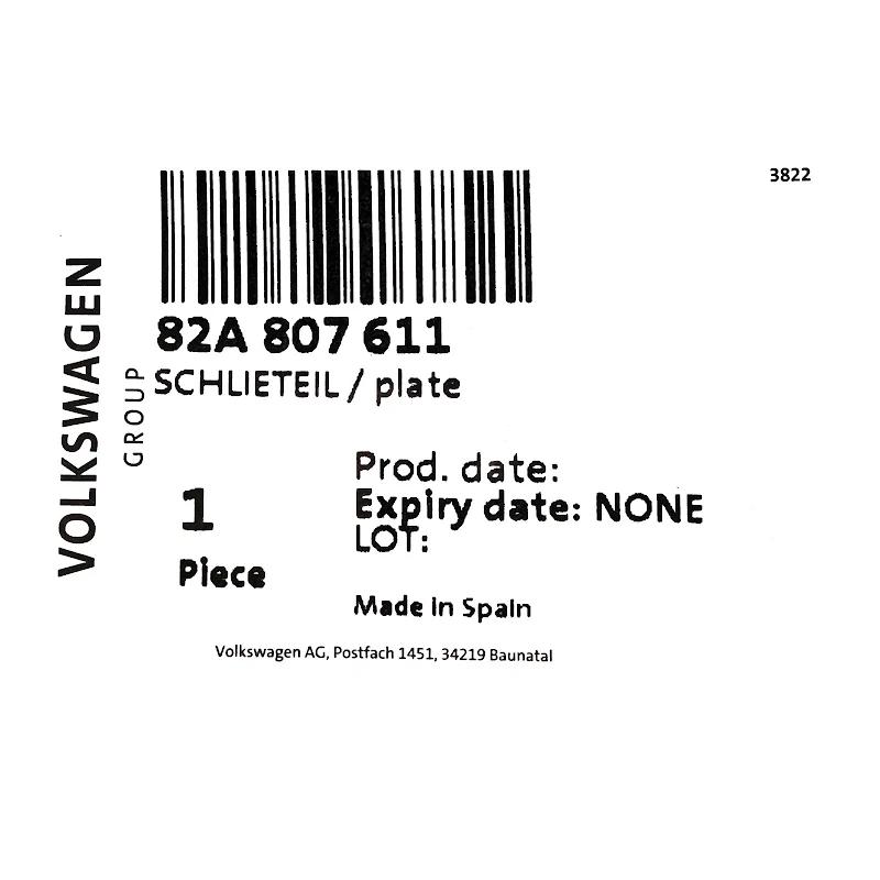 Front VAG - 82A807611 - SCHLIEßTEIL