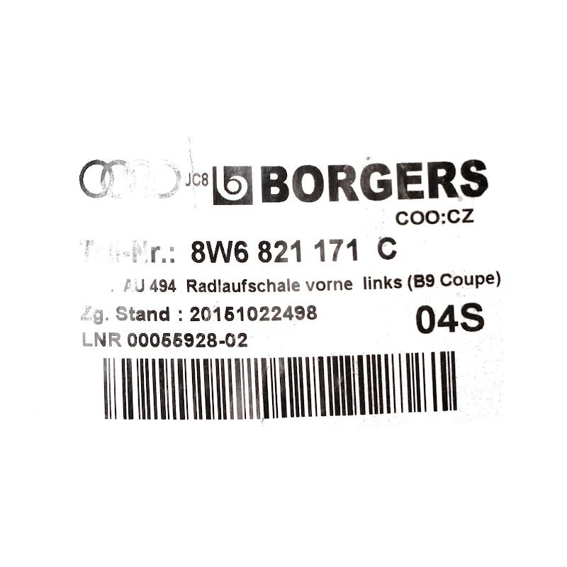 Front VAG - WHEEL ARCH LINER - 8W6821171C