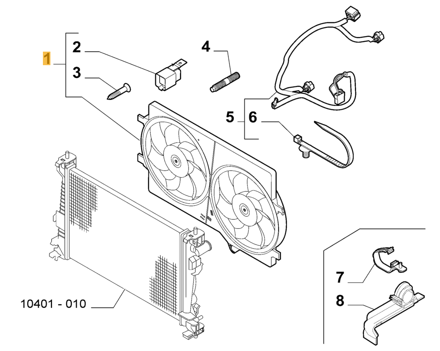 FIAT GROUP - ELECTROFAN - 52104296