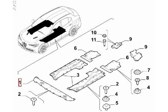 undefined FIAT GROUP - BESCHERMPLAAT VOORZIJDE - 50566892 