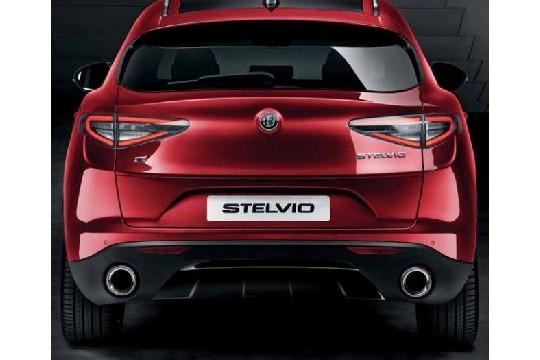 FIAT GROUP - ALFA ROMEO STELVIO MET TREKHAAK, DIFFUSER/ MIDDENDEEL ACHTERBUMPER GLOSSY ZWART ORIGINEEL - 50903644