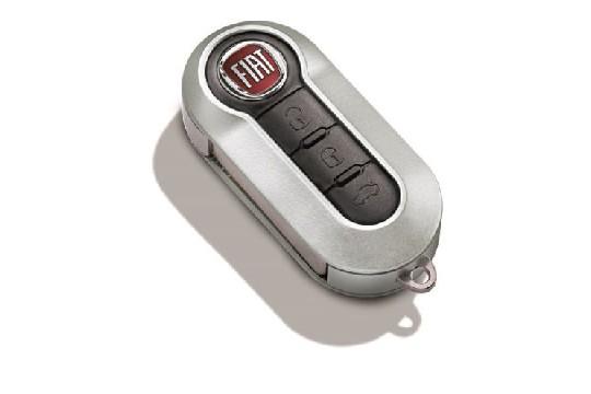 FIAT GROUP - FIAT GRANDE PUNTO/ PUNTO EVO, KEYCOVER ARGENTO ALU LOOK ORIGINEEL - 71806541