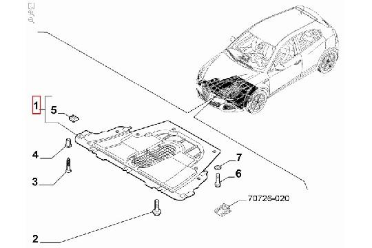 FIAT GROUP - 50531102 - ABDECKUNG