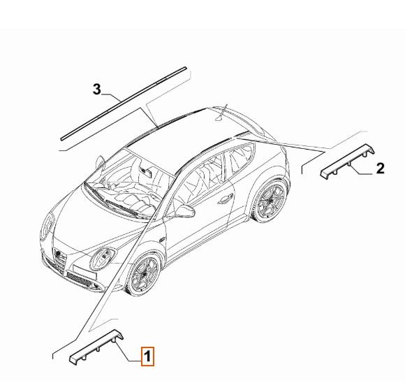 FIAT GROUP - MOULDING - 156087922