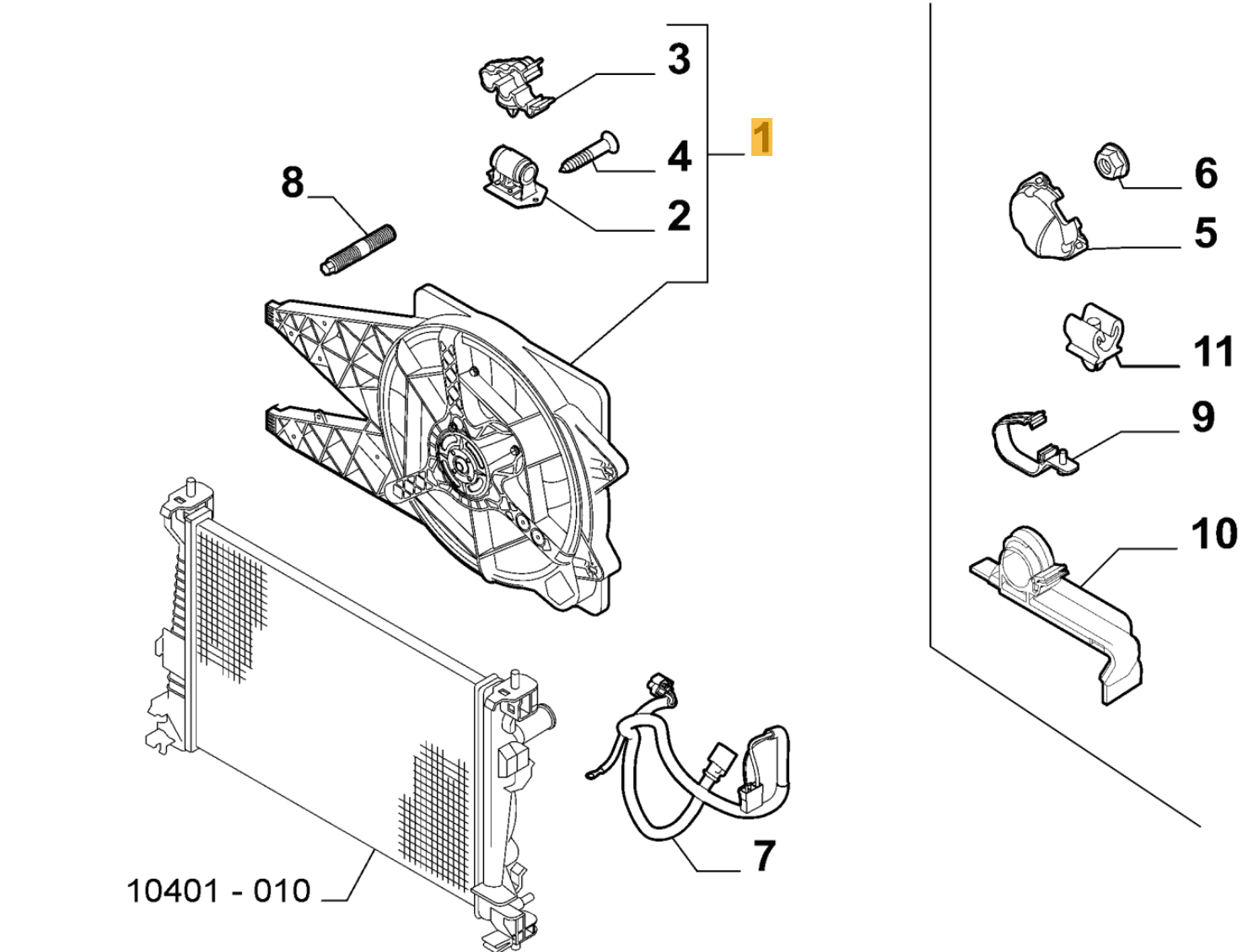 FIAT GROUP - ELECTROFAN - 50514483