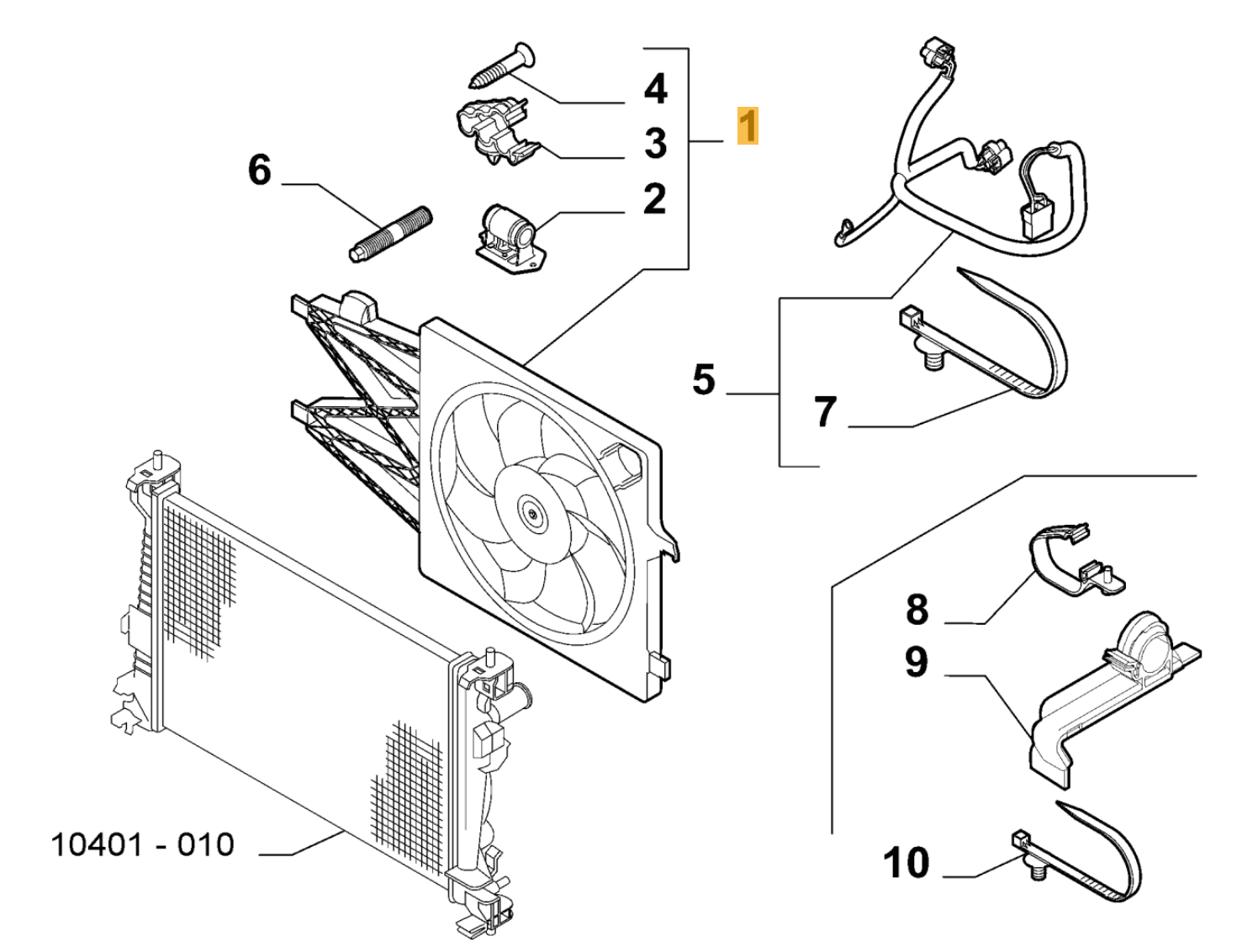 FIAT GROUP - ELECTROFAN - 50532837