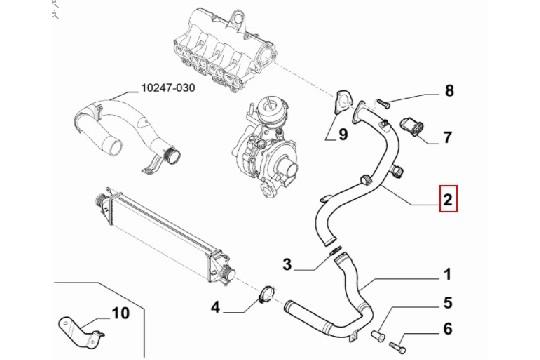 FIAT GROUP - RIGID PIPE - 51901754