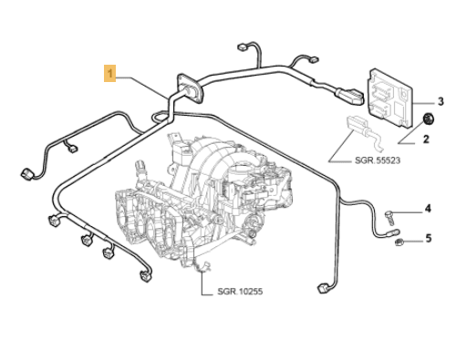 FIAT GROUP - WIRING HARNESS - 55228655