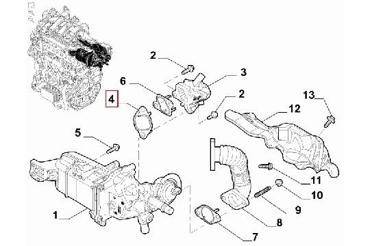 FIAT GROUP - SEALING GASKET - 6000616803