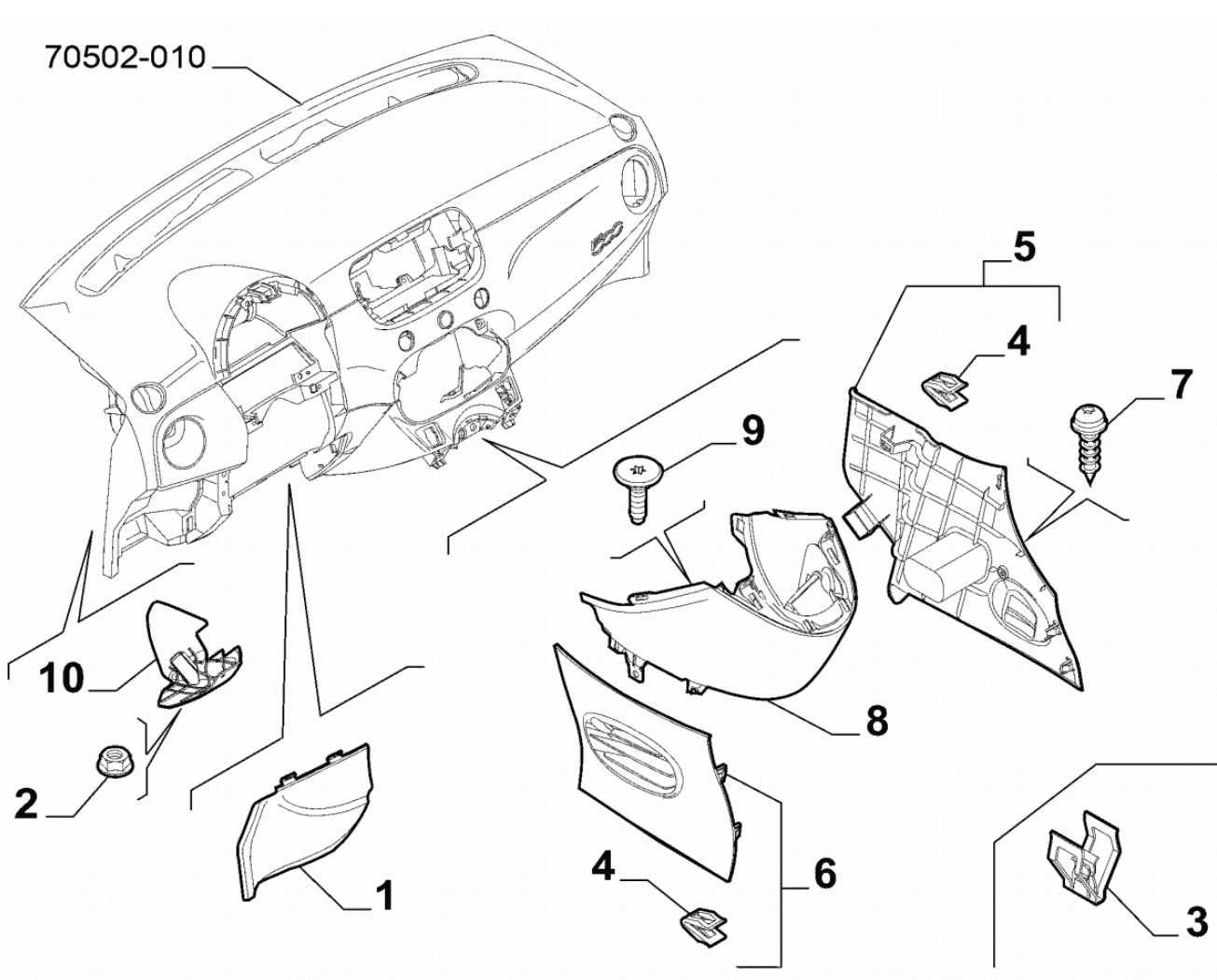 FIAT GROUP - COVERING - 735678794