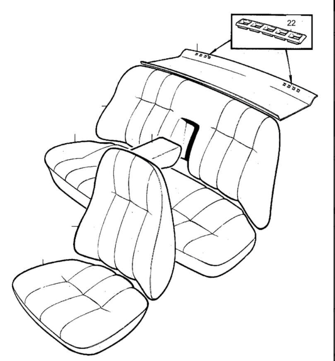 VOLVO - UPHOLSTERY - 1313813