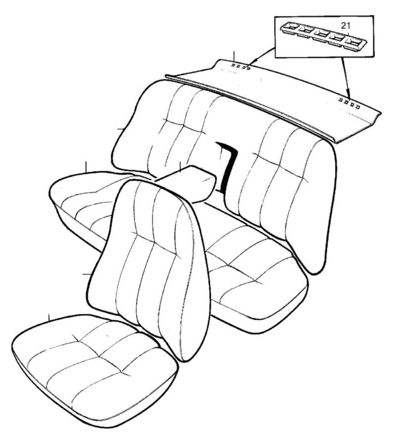 VOLVO - UPHOLSTERY - 1313820