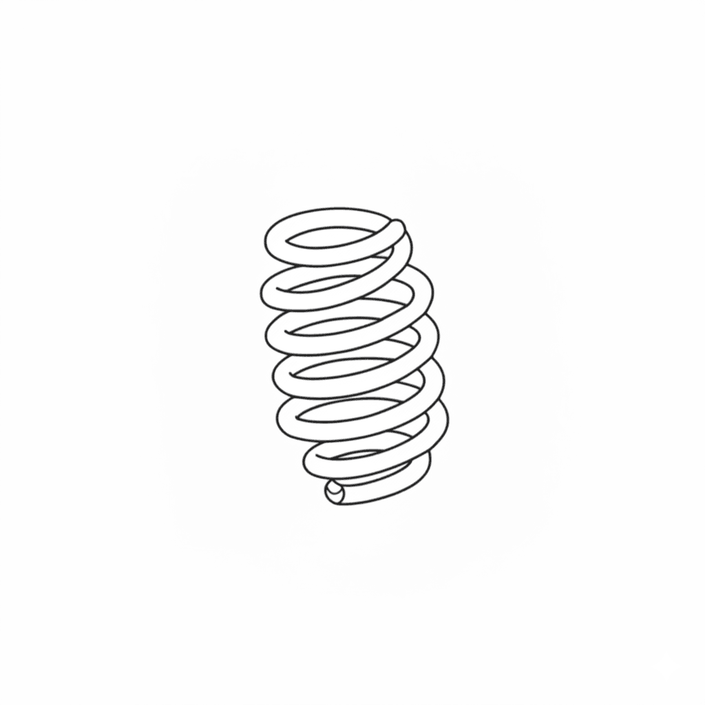 VOLVO - FRONT SPRING - 31658305