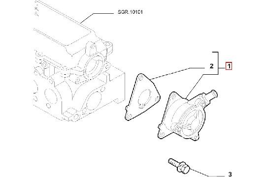 FIAT GROUP - VACUÜMPOMP - 55205444